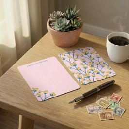 Golden Meadow Mitteilungskarte