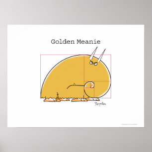 GOLDEN MEANIE von Sandra Boynton Poster