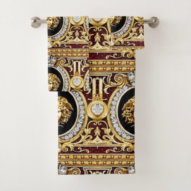 Golden Medusa Gems Gästetuch Set (Insitu)