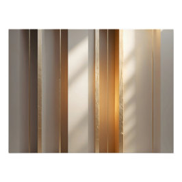 Golden Meridian – Horizontal Gold Alignment Fotodruck