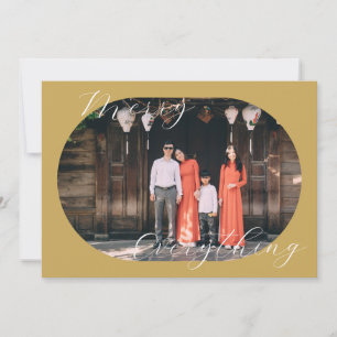 Golden Merry EVERYTHING URLAUB Card Feiertagskarte
