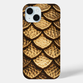 Golden Metallic Dragon Scales Case-Mate iPhone Hülle