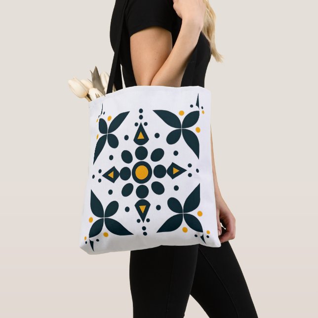 Golden Midnight Abstrakt Tote Bag (Von Nahem)