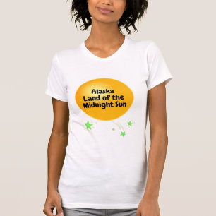 Golden Midnight Sun von Alaska T-Shirt