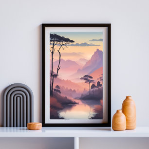 Golden Mist Valley Poster