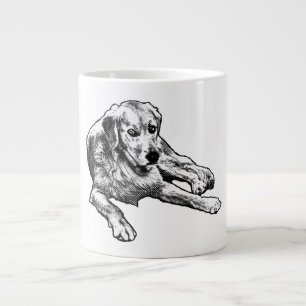 Golden mit Cosy Comic Gran Jumbo-Tasse