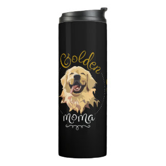 "Golden Moma: Feiern Sie die Liebe von Retrievers" Thermosbecher