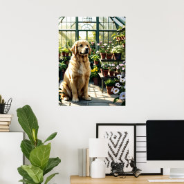 Golden Moment Garden Delight Poster