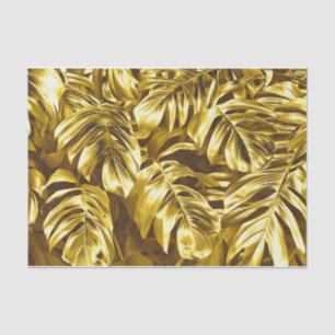 Golden Monstera Tissue Seidenpapier