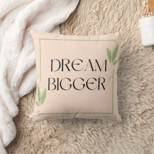 Golden Motivierend Pillow bleibe Kissen