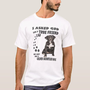 Golden Mountain Dog Zitat Mama Vater Kostüm, Bern T-Shirt