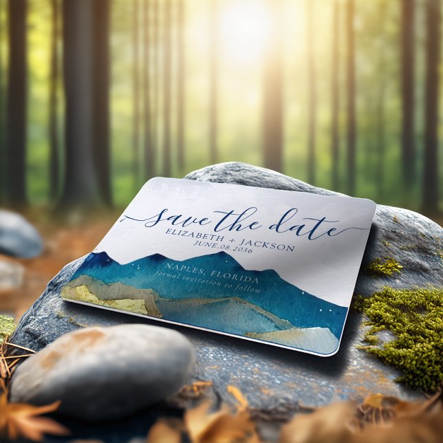 Golden Mountains Hochzeitsgebirge im Freien Hochze Save The Date (Von Creator hochgeladen)