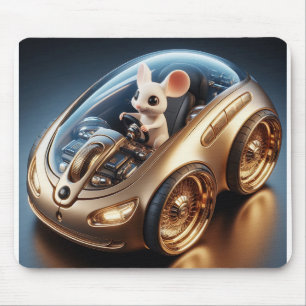 Golden Mouse-Mobile: Die Mission einer kleinen Mau Mousepad