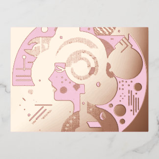 Golden Muse Fossil Postkarte