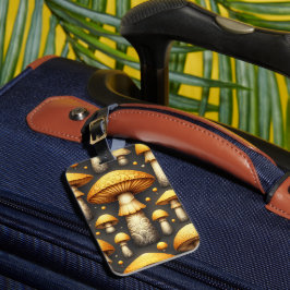 Golden Mushrooms Gepäckanhänger