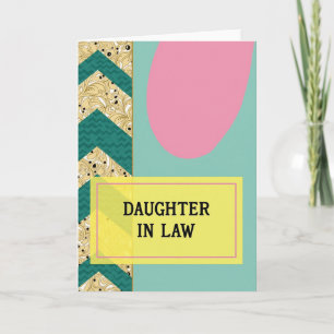 Golden Muttertag Design Karte