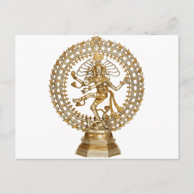 GOLDEN NATRAJ POSTKARTE (Vorderseite)