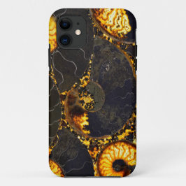 Golden Nautilus Black Gold Abstrakte Design Case-Mate iPhone Hülle
