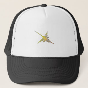 Golden Nazca Lines Hummingbird Truckerkappe