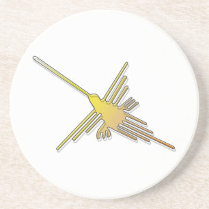 Golden Nazca Lines Hummingbird Untersetzer