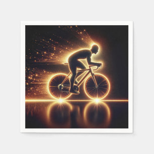 Golden Neon Biken Mit dem Bike über die Strada deg Serviette