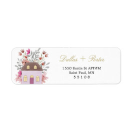 Golden New Zuhause Address Labels