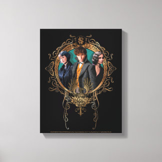 Golden Newt, Tina und Leta Leinwanddruck