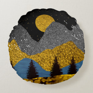 Golden Night Throw Kissen