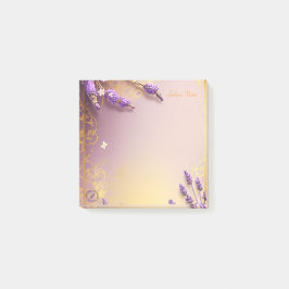 Golden Notes Lavender Schmidt Stationery Post-it Klebezettel