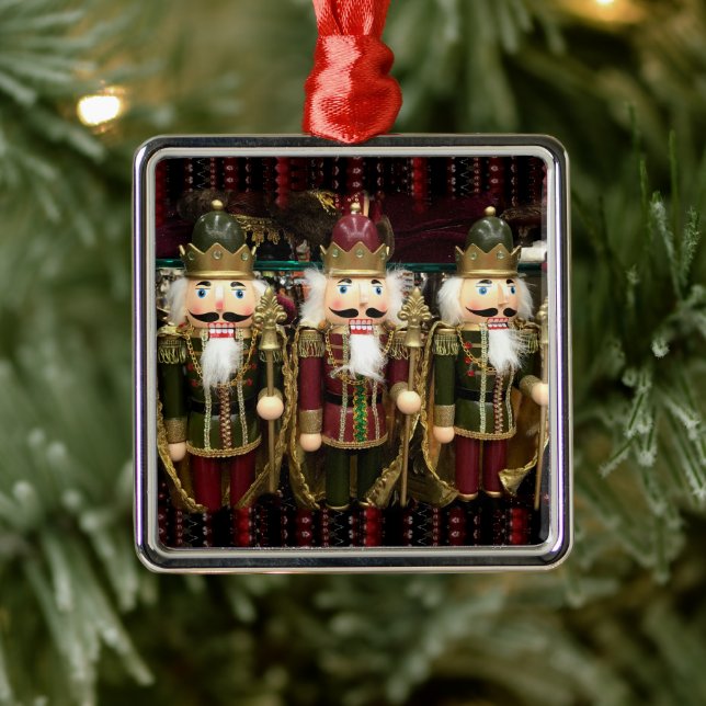 Golden Nutcracker Soldiers Weihnachten Ornament Aus Metall (Baum)