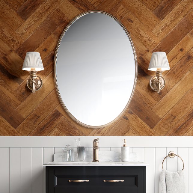 Golden Oak Herringbone Tapete (Von Creator hochgeladen)