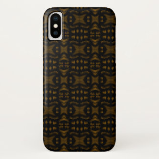 Golden Obsidian Tribal Ikat Pattern Case-Mate iPhone Hülle