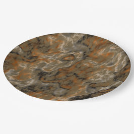 Golden Olive Marmor Pappteller