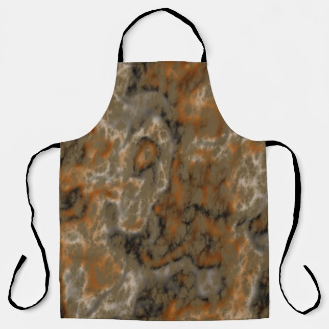 Golden Olive Marmor Schürze (Vorderseite)
