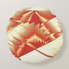 Golden orange bis beige, extrem, grob digitalisier rundes kissen