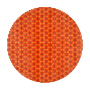 Golden Orange Honeycomb Hexagon Muster Schneidebrett