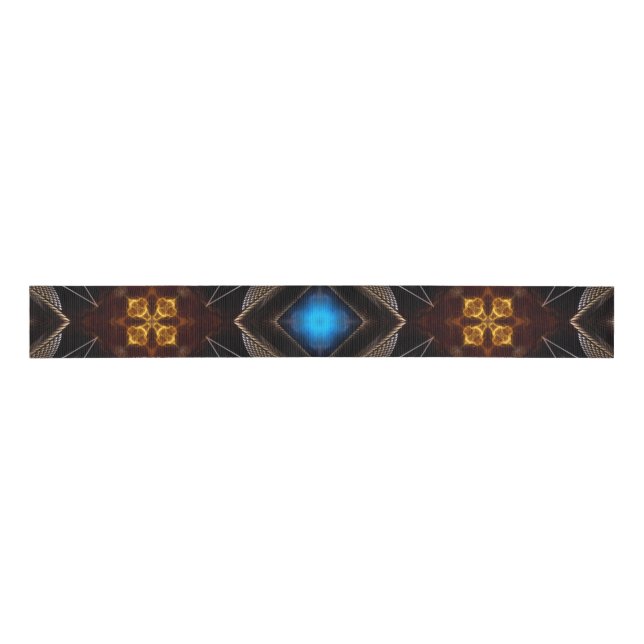Golden Orb Tower Pattern 00120150507224200 Multifu Ripsband (Vorderseite)
