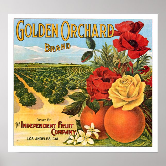 Golden Orchard Los Angeles Poster (Vorne)