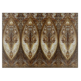 Golden Ornate Cutting Board Schneidebrett