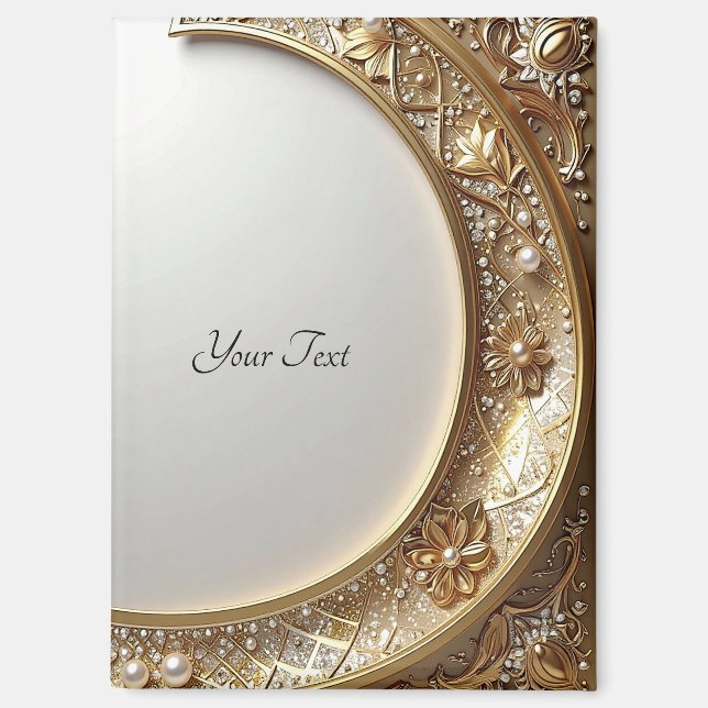 Golden Ornate Frame Magnet (Vorderseite)