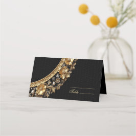 Golden Ornate Frame Place Card Platzkarte