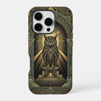 Golden Owl Guardian | iPhone 16 Pro Case Hülle