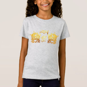 Golden Ox Paper-Schnitt Chinesisches Neujahr 2021  T-Shirt