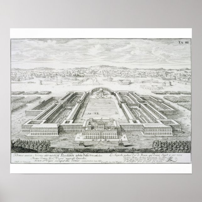 Golden Palace of the Kaiser Nero (AD 54-68), Rom Poster (Vorne)