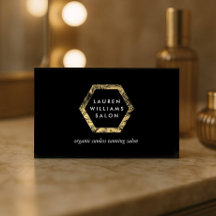 Golden Palms Spray Tanning Salon Logo auf schwarz