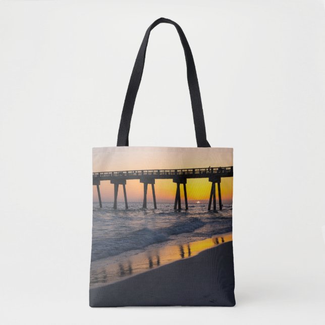 Golden Panama City Beach Sunset Reflection Bag (Vorderseite)