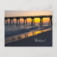 Golden Panama City Beach Sunset Reflektion Danke U