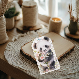 Golden Panda Geschenkanhänger