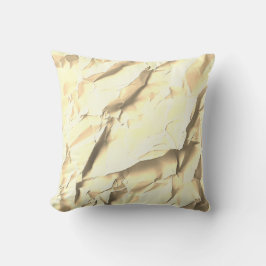 Golden Paper Texture Pillow Kissen