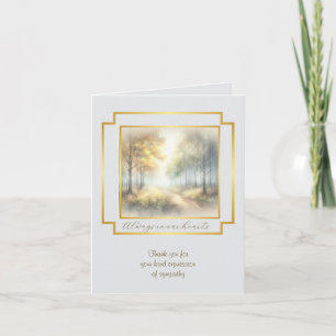 Golden Path Beileid Vielen Dank, dass Sie die Noti